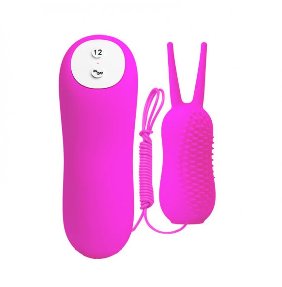 PRETTY LOVE - Bunny Clitoral Vibrating Egg (Battery - Purple) PRETTY LOVE - Bunny Clitoral Vibrating Egg (Battery - Purple)